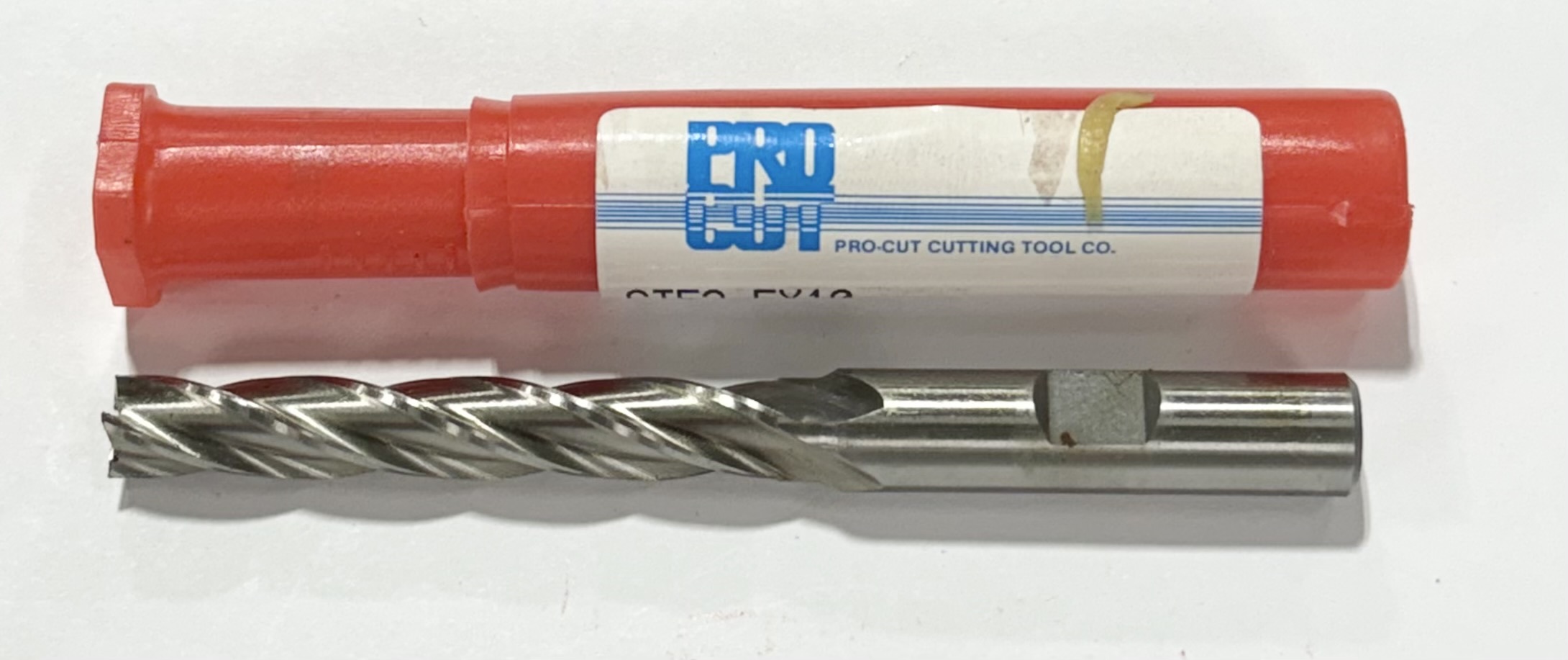 3-Pack 5/16 X 3/8 Shank 4F HSS Center Cutting Single End Mill - Extra Long