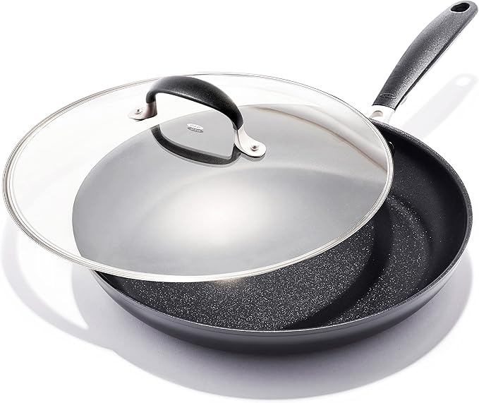 OXO Good Grips 12" Nonstick Frying Pan with Lid - Thumbnail 2