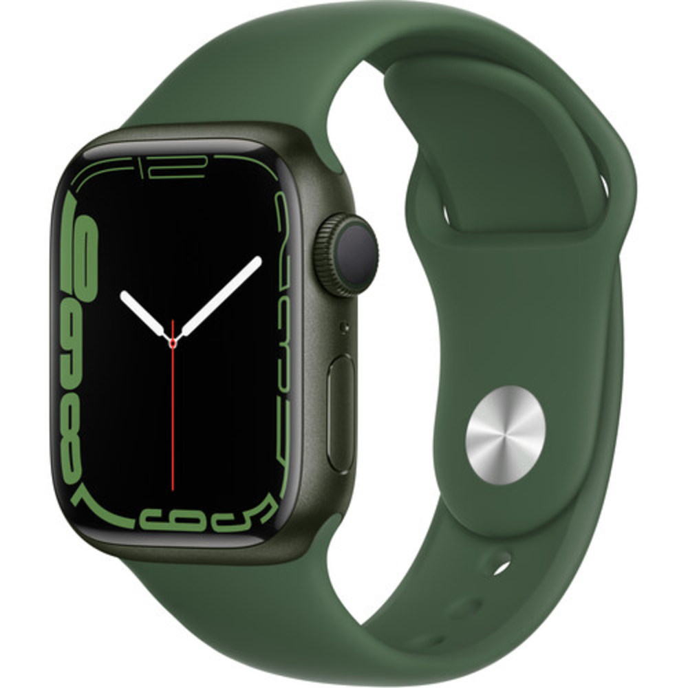 Apple Watch Series 41mm GPS Green Case Clover Band MKN03LL/A