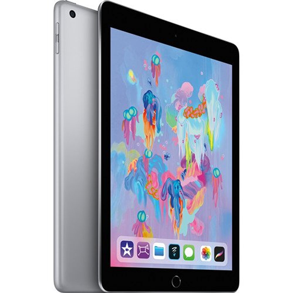 Apple iPad (6th Gen) 32GB WiFi + 4G LTE Space Gray MR6R2LL/A